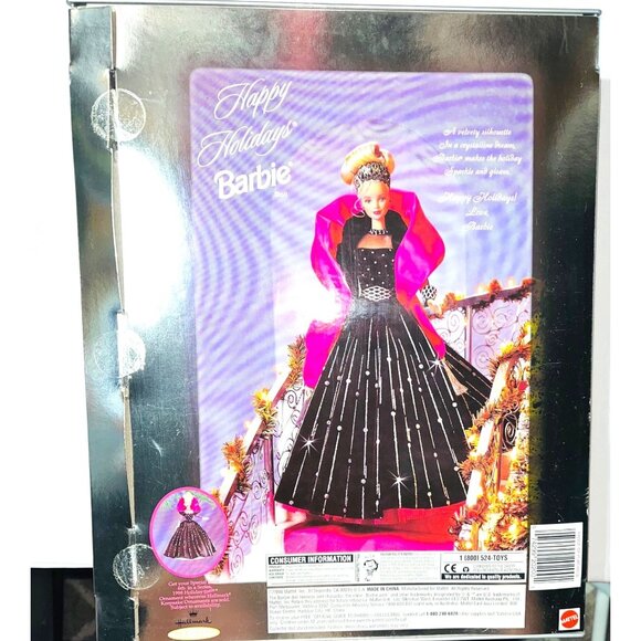 1998 Holiday Barbie Doll Special Edition In Original Packaging 20200 - Picture 5 of 7